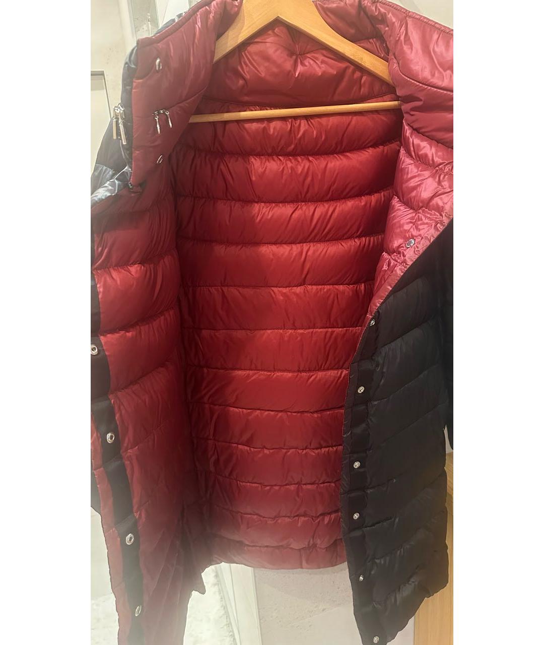 DIEGO M Черный полиэстеровый пуховик, фото 3