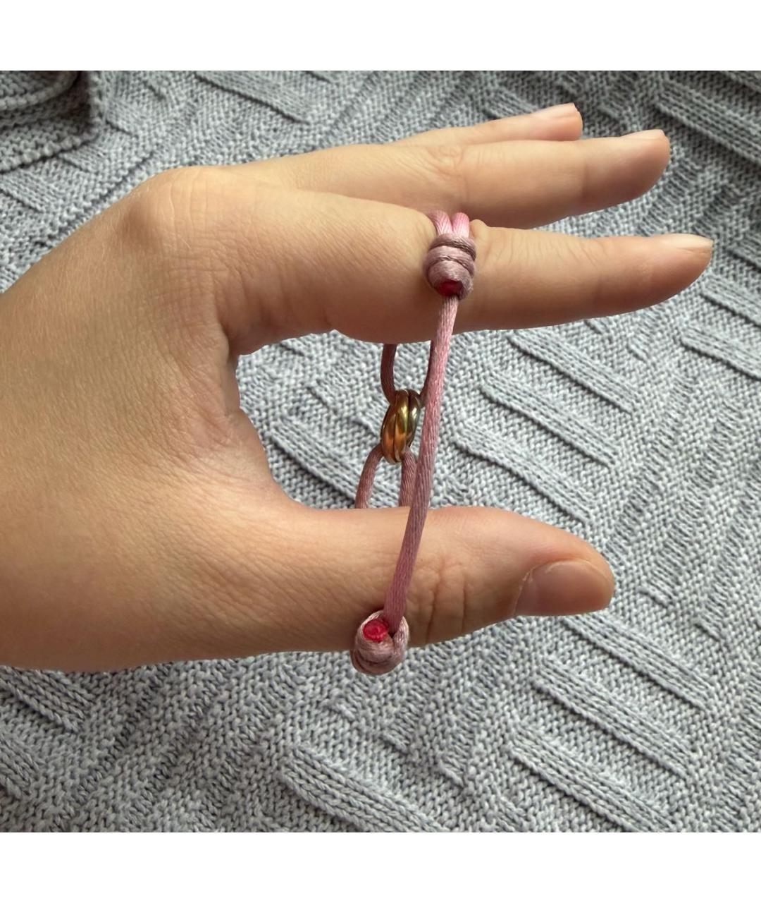 CARTIER Розовый браслет из желтого золота, фото 5