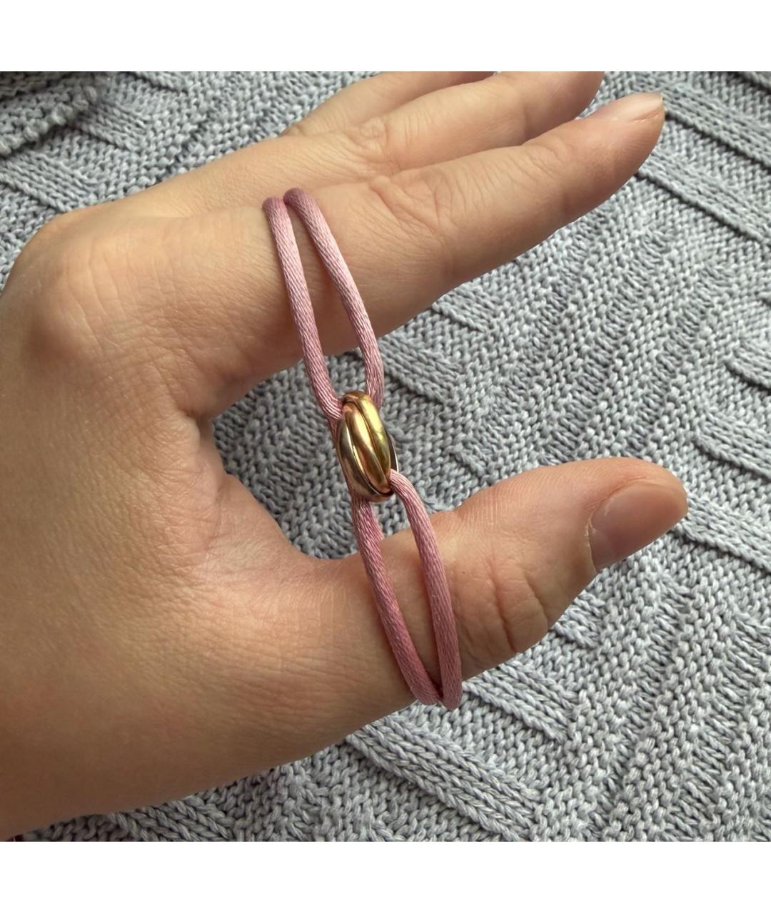 CARTIER Розовый браслет из желтого золота, фото 4