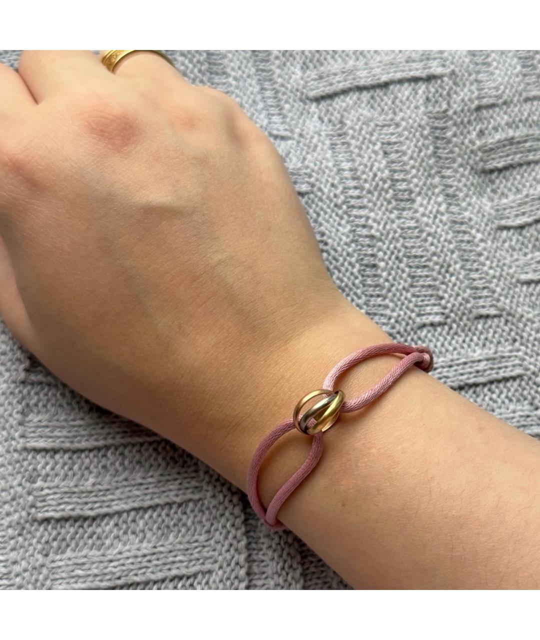 CARTIER Розовый браслет из желтого золота, фото 3