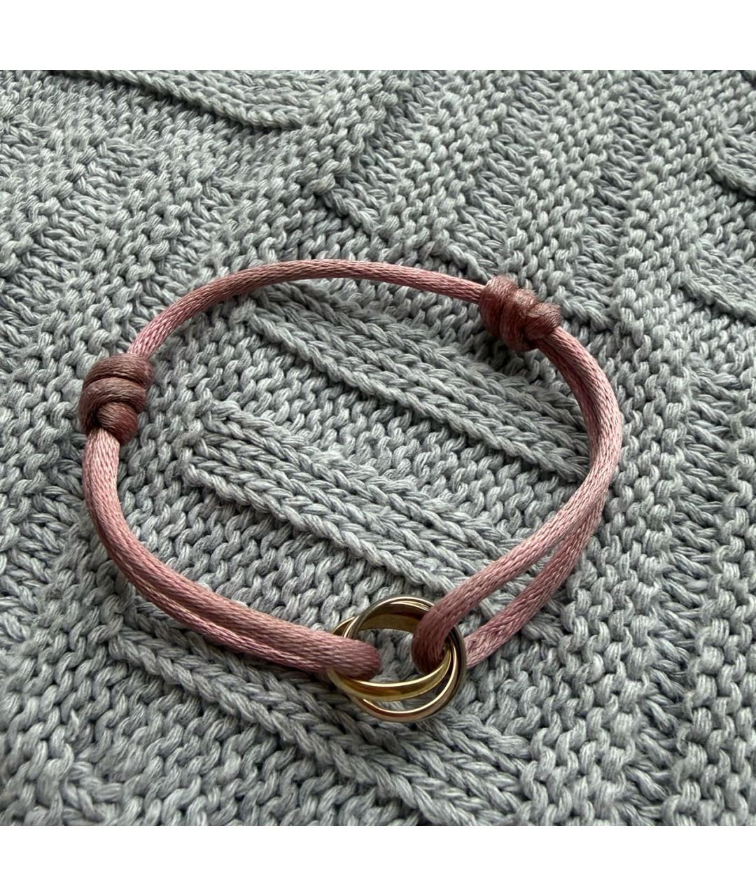 CARTIER Розовый браслет из желтого золота, фото 9
