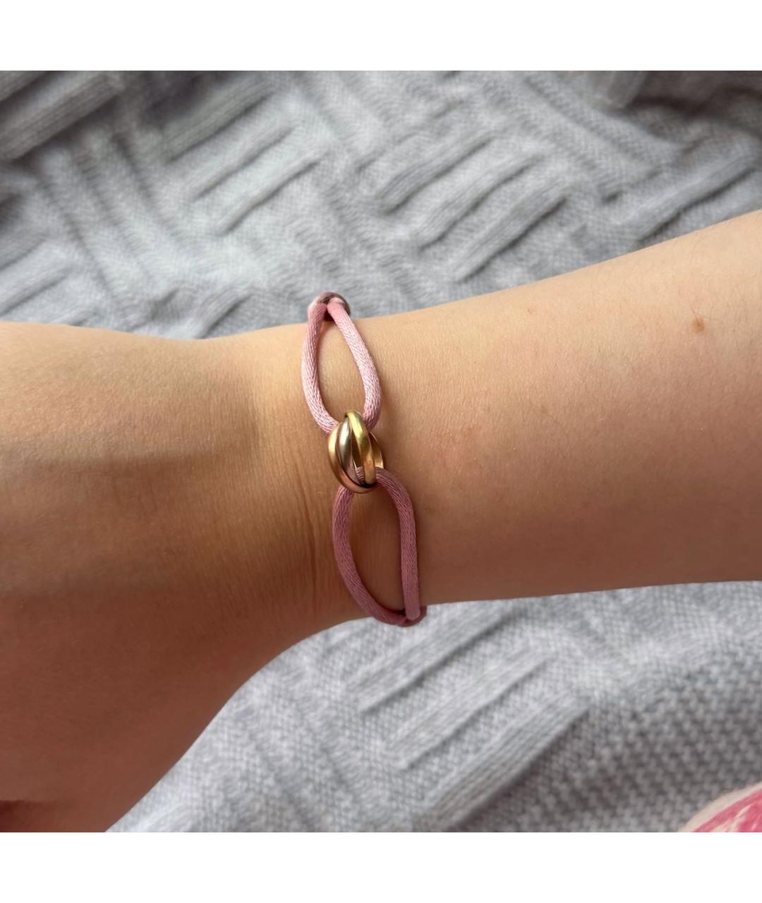 CARTIER Розовый браслет из желтого золота, фото 8