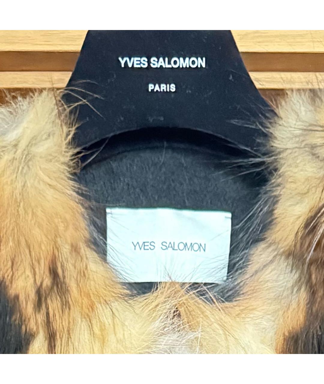 YVES SALOMON Мульти меховой жилет, фото 4