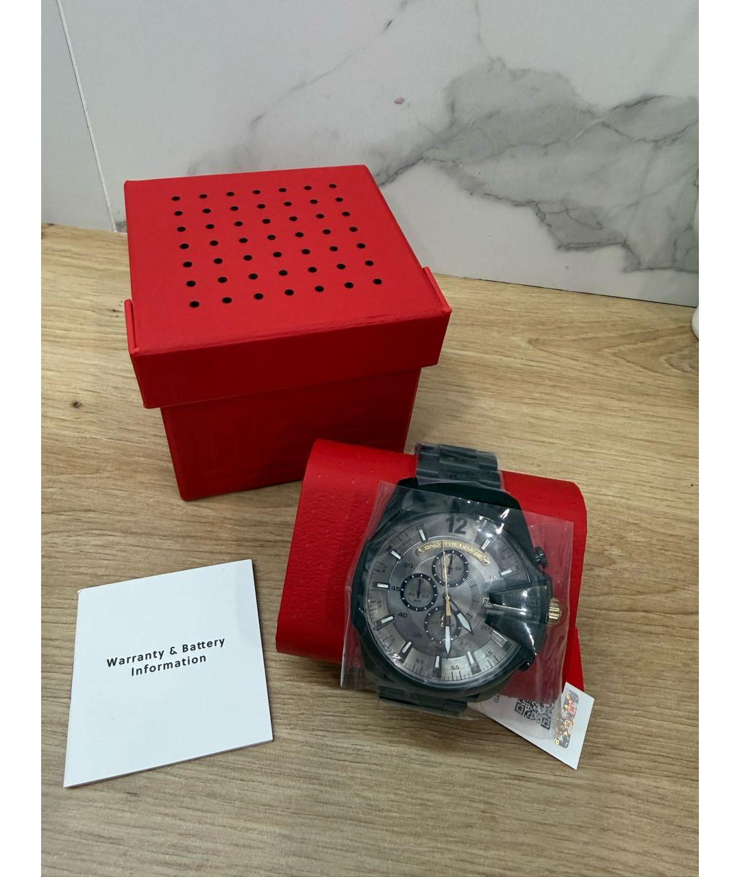 DIESEL Серебряные часы, фото 4