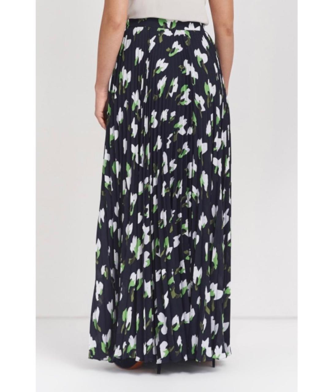 ESCADA Синяя шелковая юбка макси, фото 4