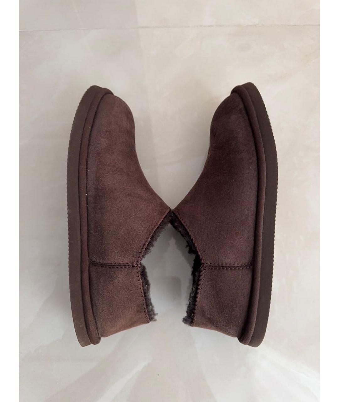 12 STOREEZ Коричневые кожаные ботинки, фото 5