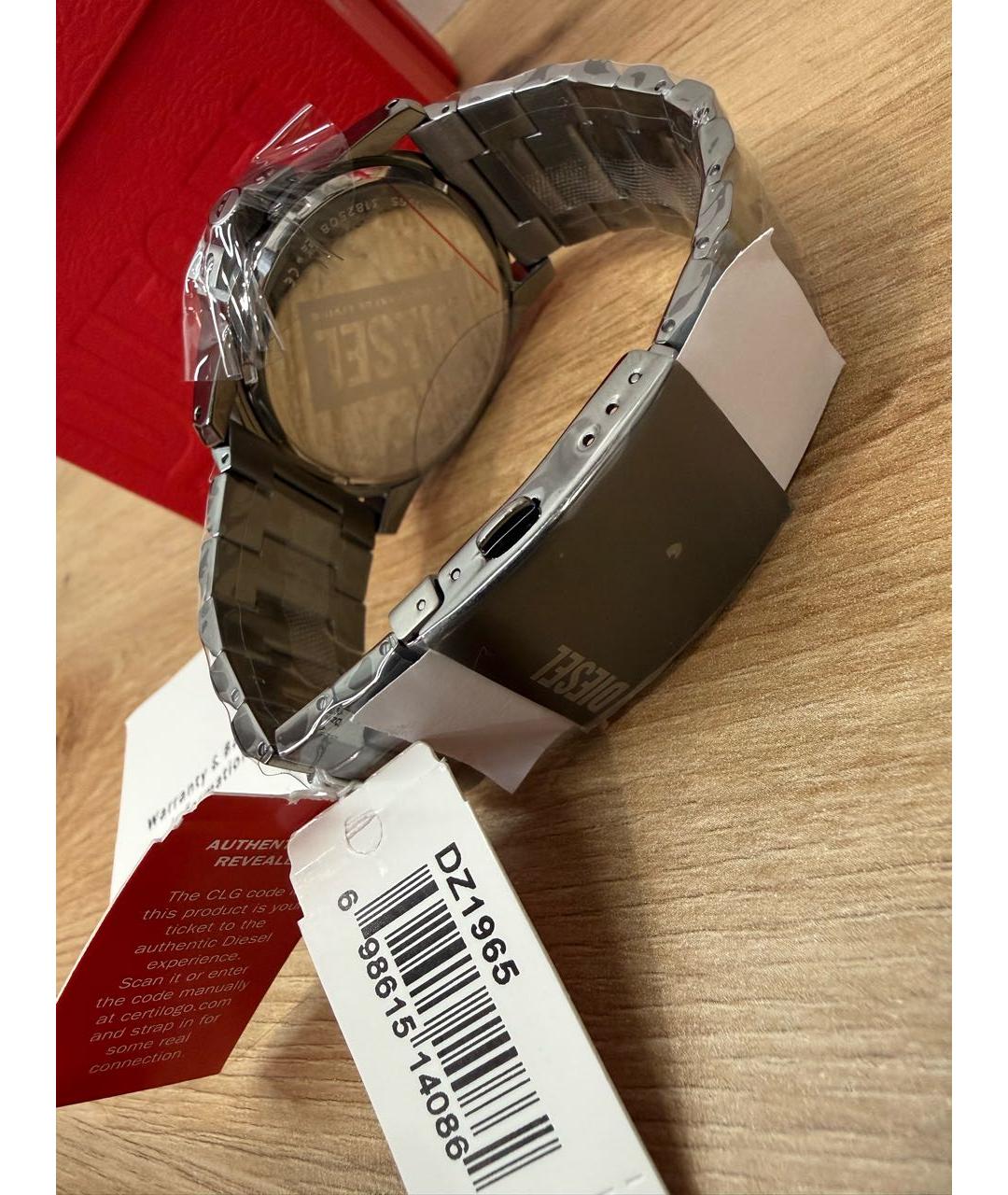 DIESEL Серебряные часы, фото 2