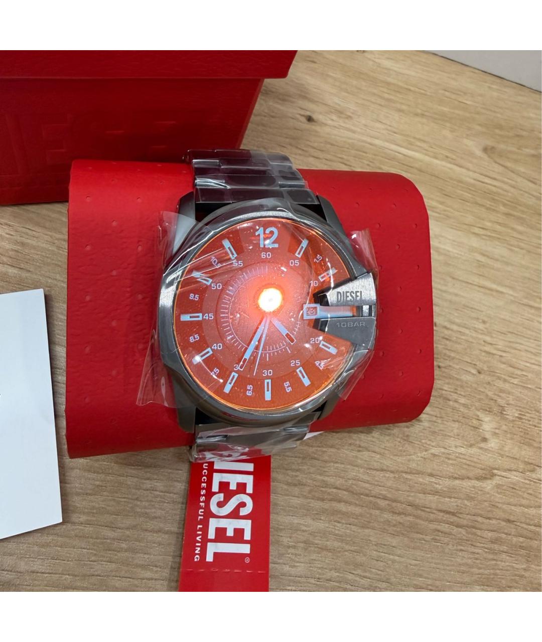 DIESEL Серебряные часы, фото 6