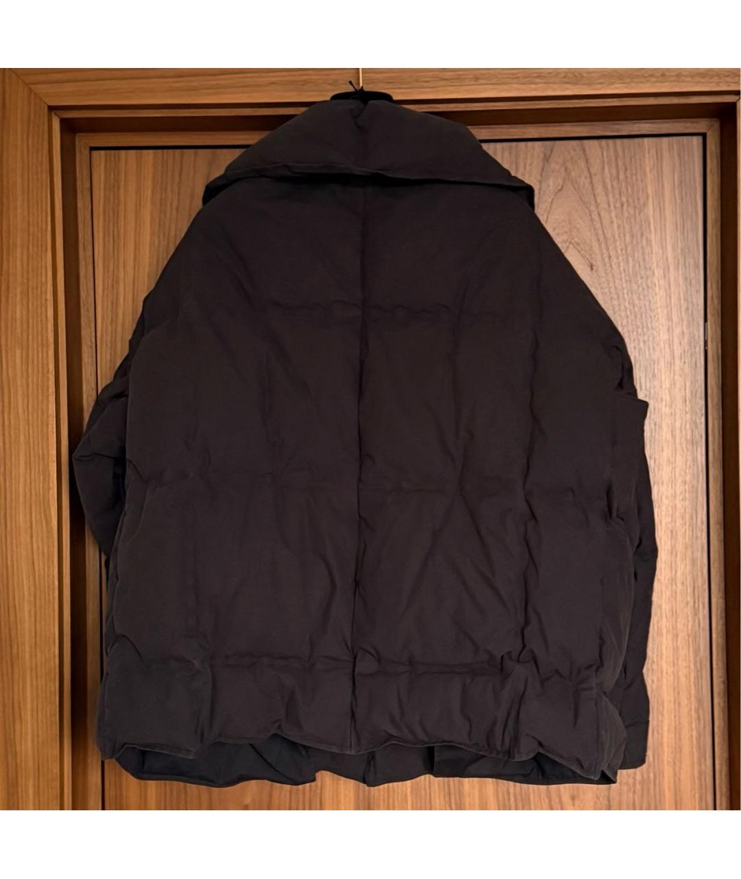BOTTEGA VENETA Коричневый хлопковый пуховик, фото 2