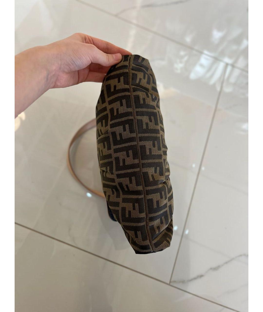 FENDI Тканевая сумка с короткими ручками, фото 8