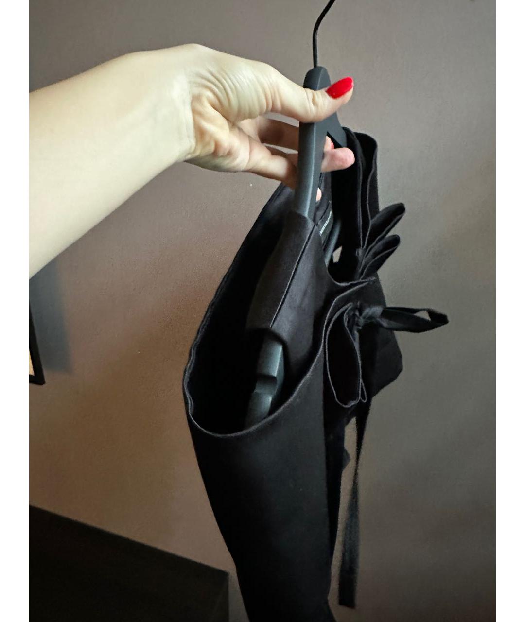 ALEXANDER ARUTYUNOV Черный атласный жакет/пиджак, фото 3