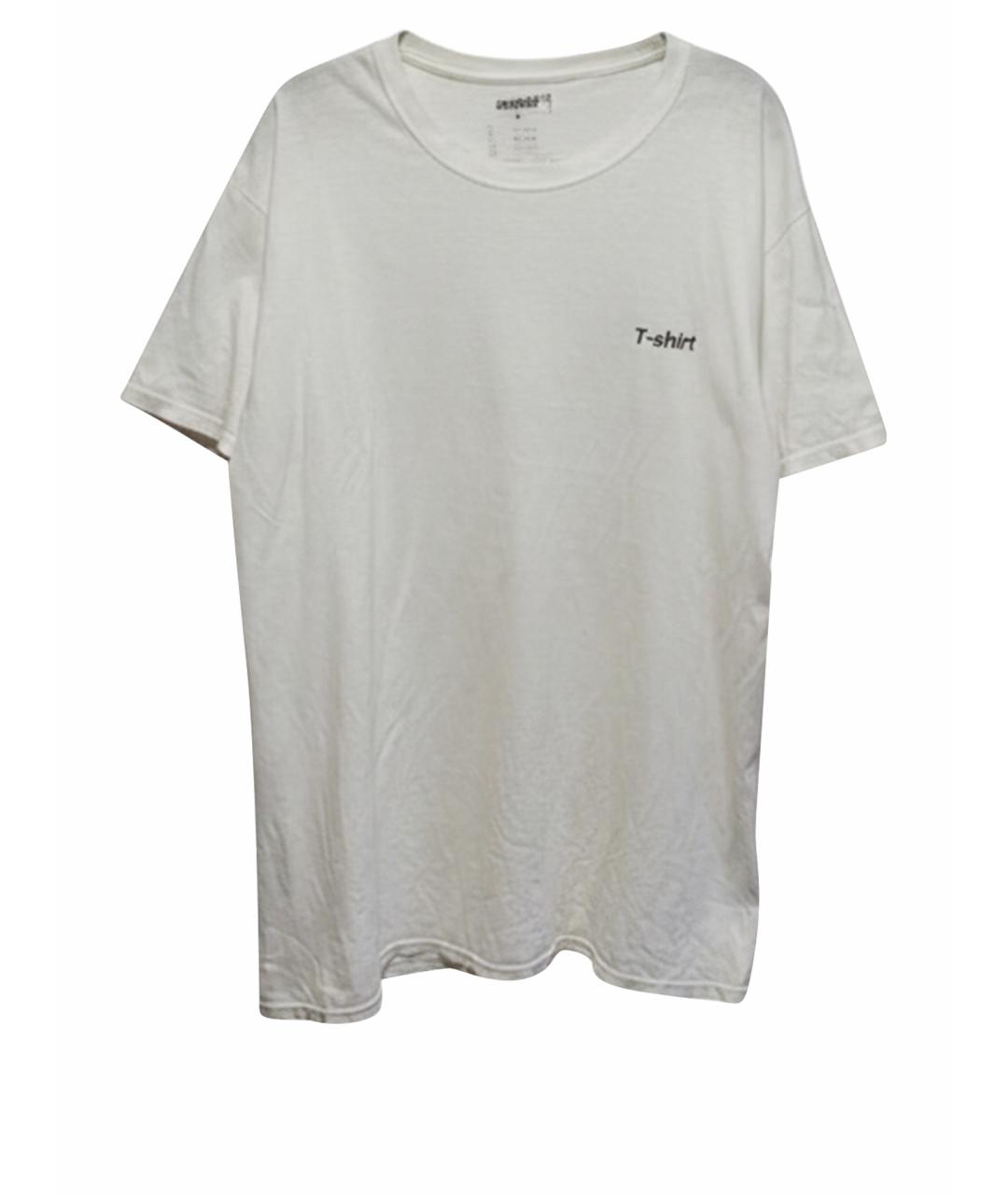 VETEMENTS Белая хлопковая футболка, фото 1