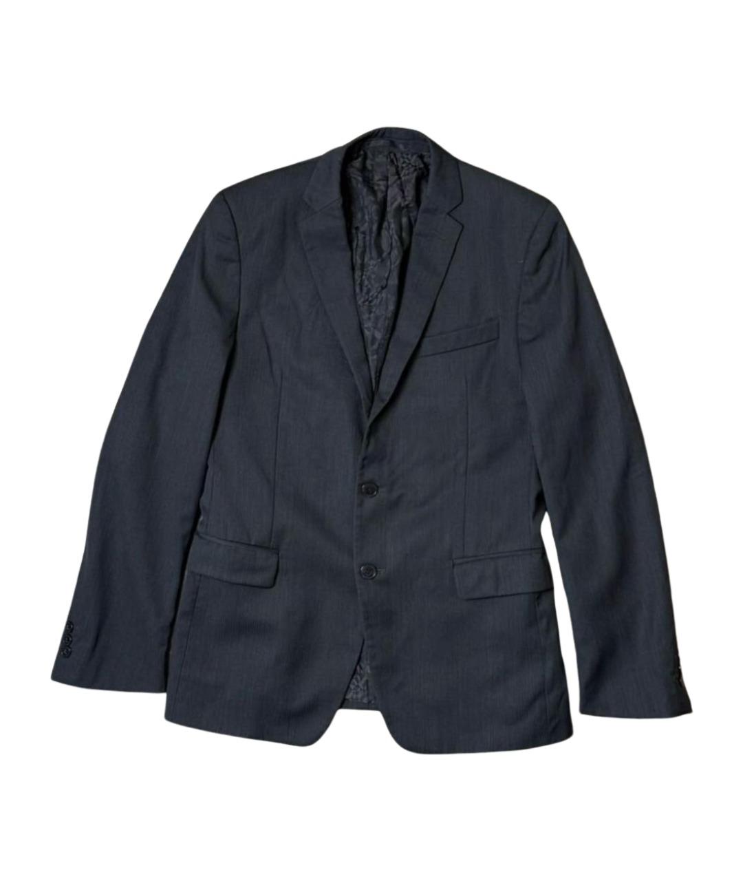 VERSACE COLLECTION Серый шерстяной пиджак, фото 1