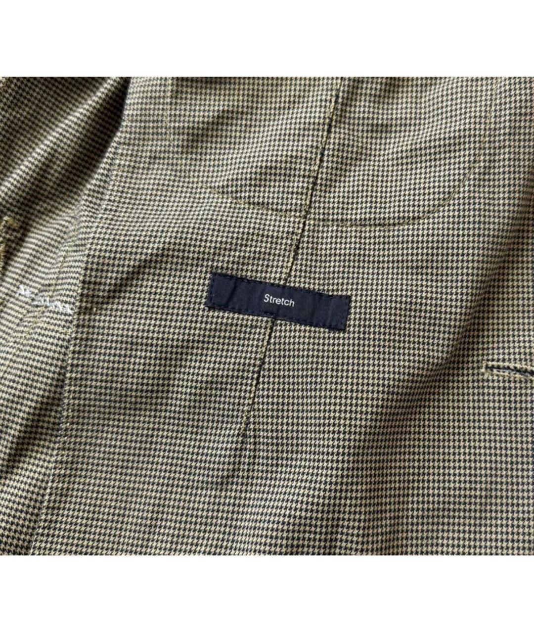HUGO BOSS Хаки хлопко-эластановый пиджак, фото 5