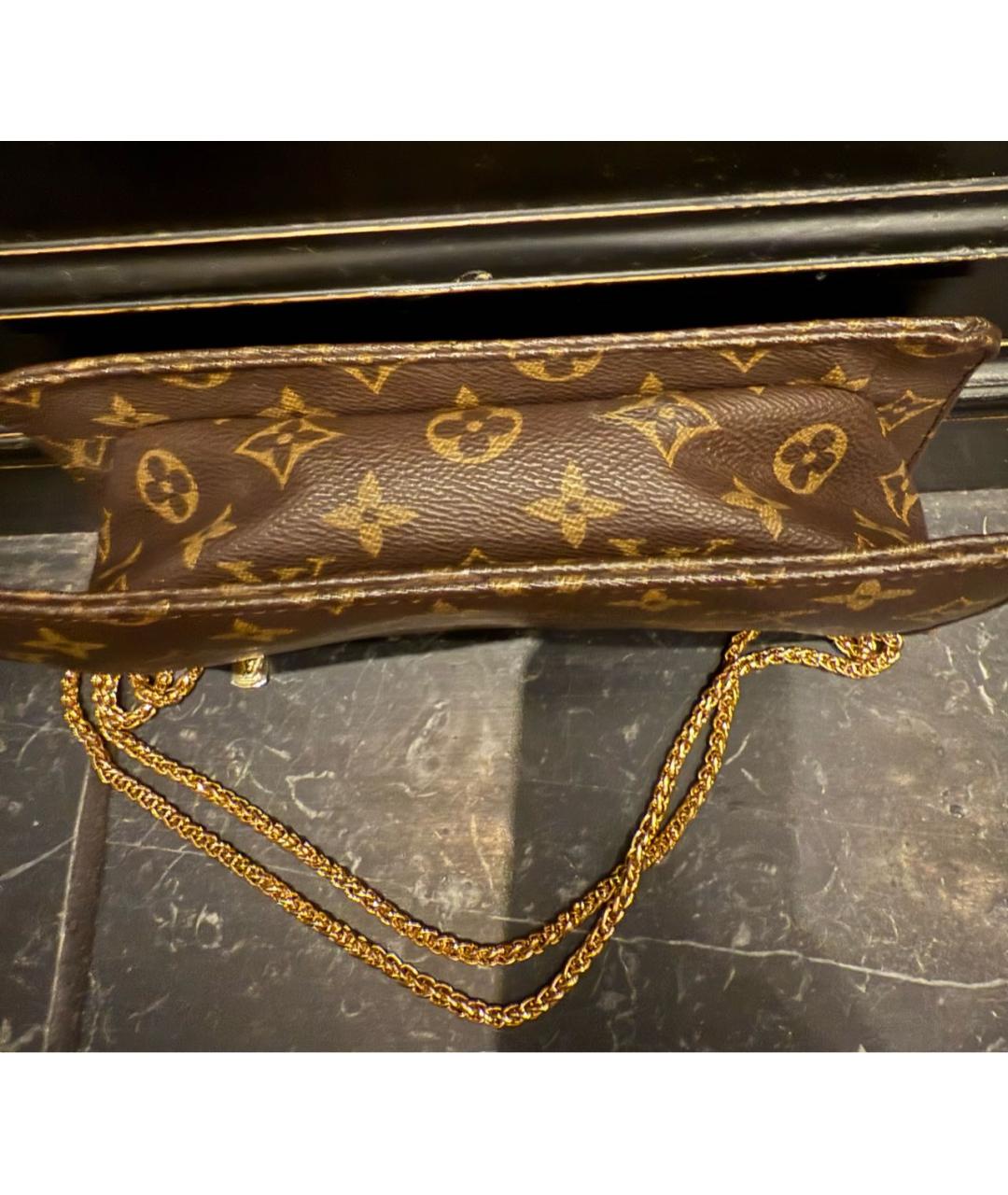 LOUIS VUITTON Коричневая сумка через плечо, фото 4