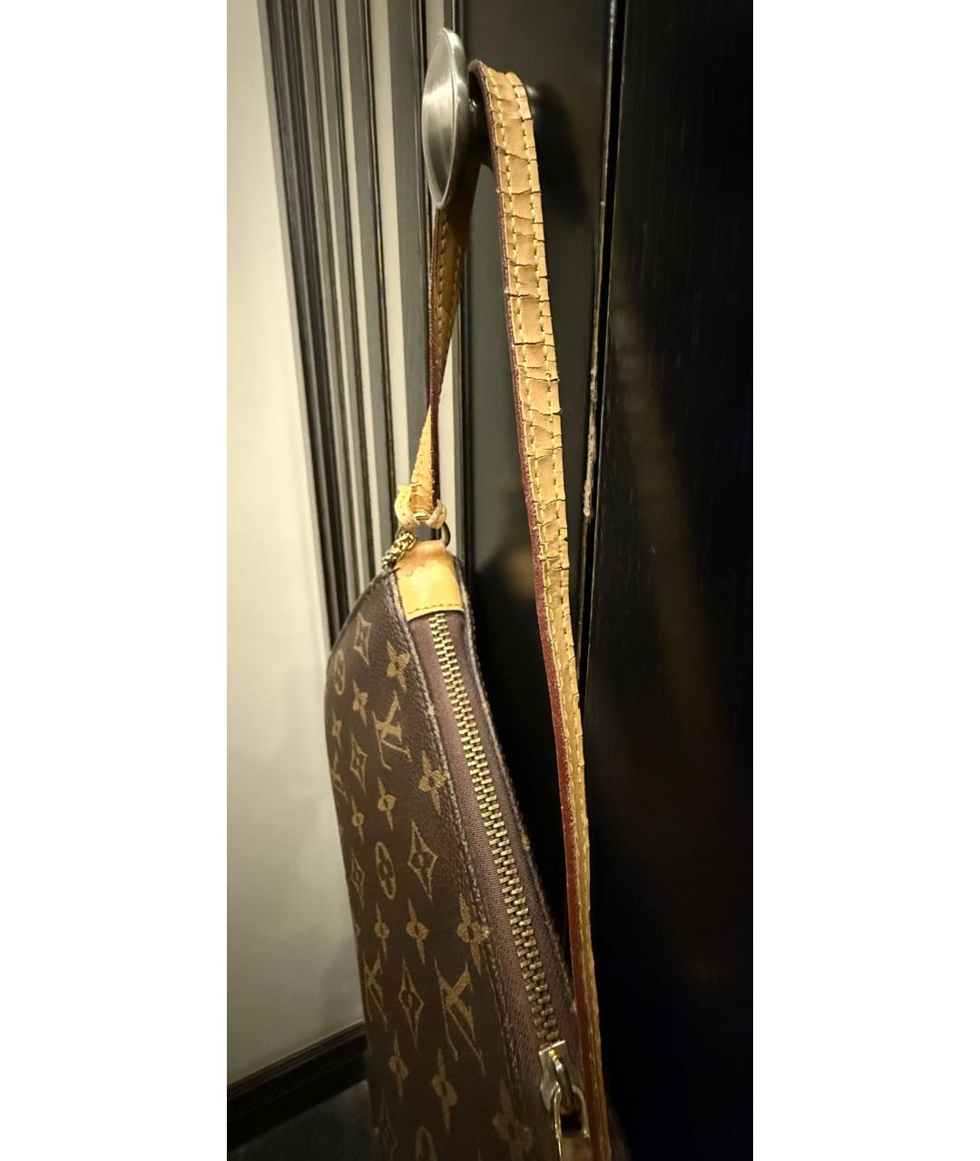 LOUIS VUITTON Коричневая сумка через плечо, фото 8