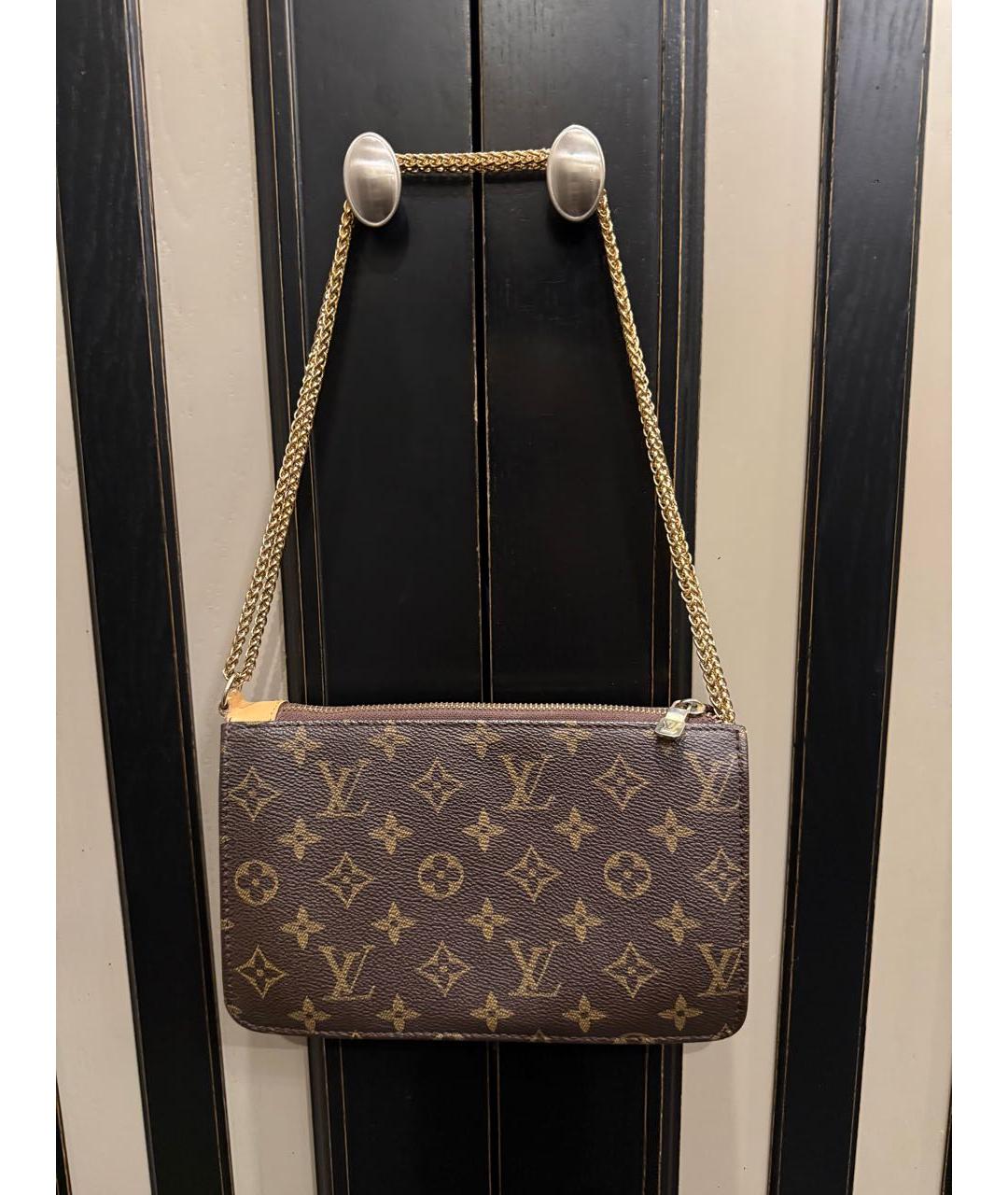 LOUIS VUITTON Коричневая сумка через плечо, фото 2