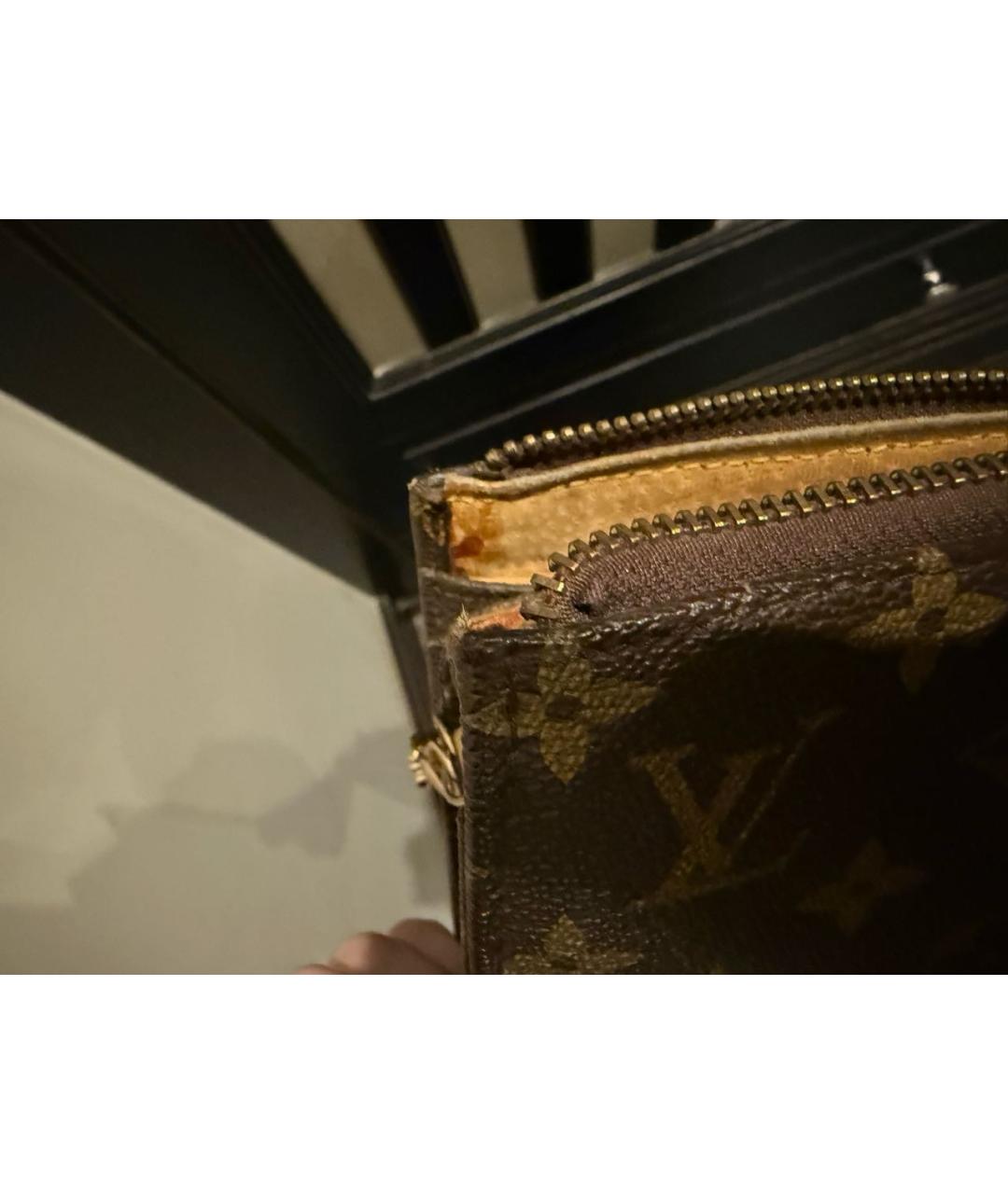 LOUIS VUITTON Коричневая сумка через плечо, фото 6