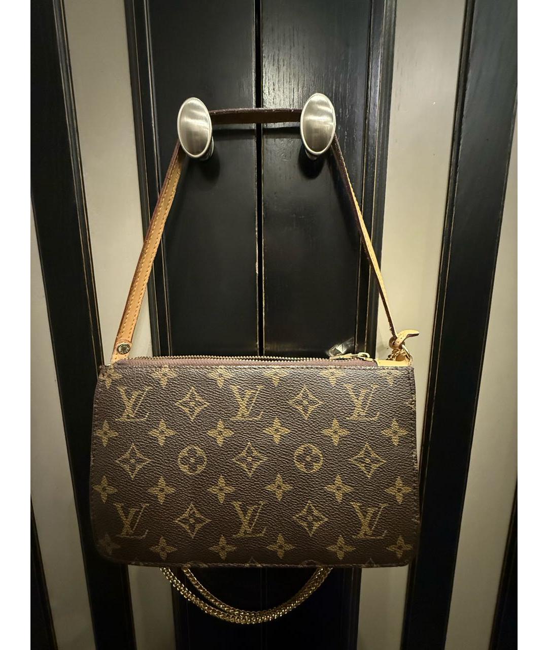 LOUIS VUITTON Коричневая сумка через плечо, фото 9