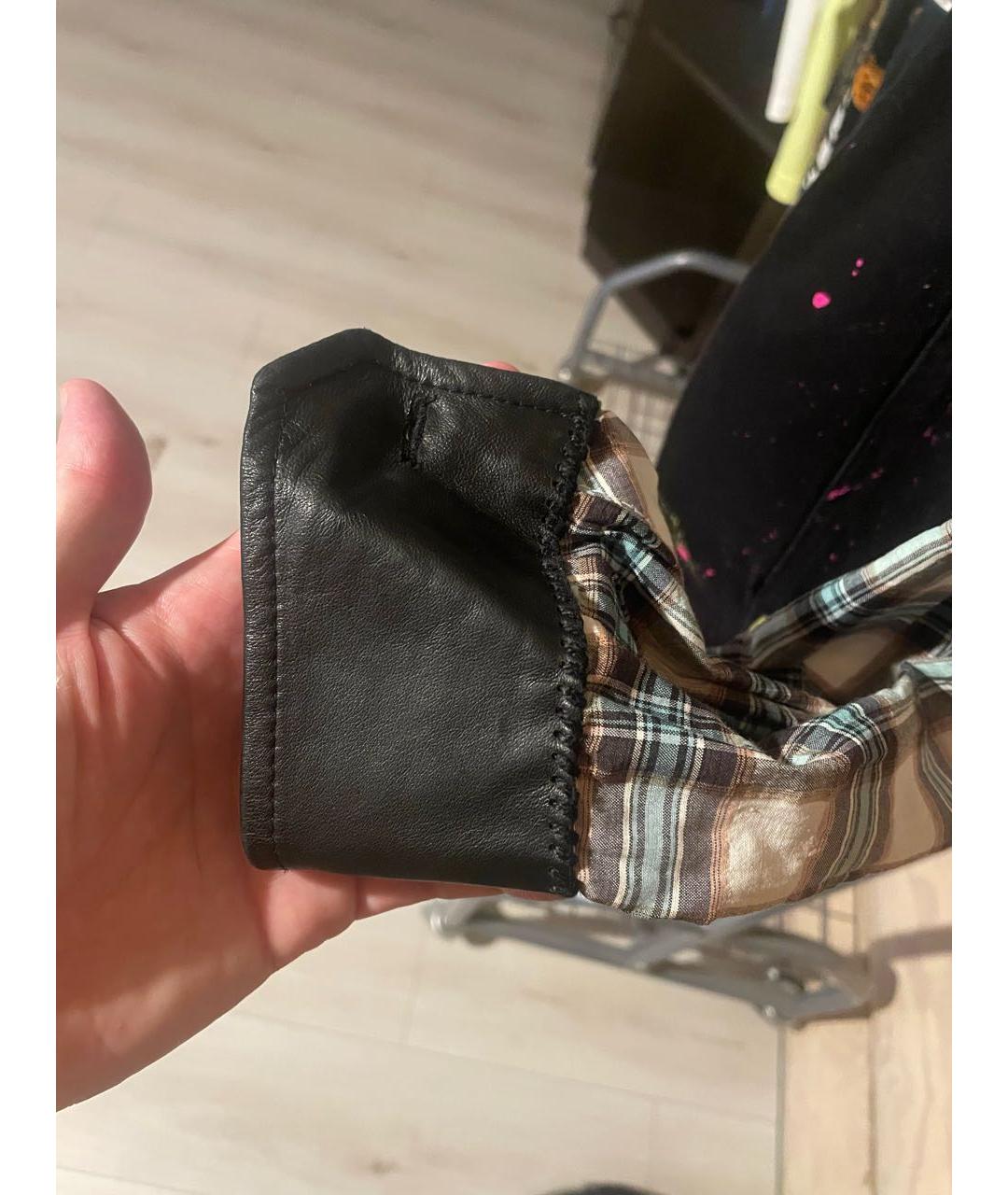 PHILIPP PLEIN Коричневая хлопковая кэжуал рубашка, фото 4