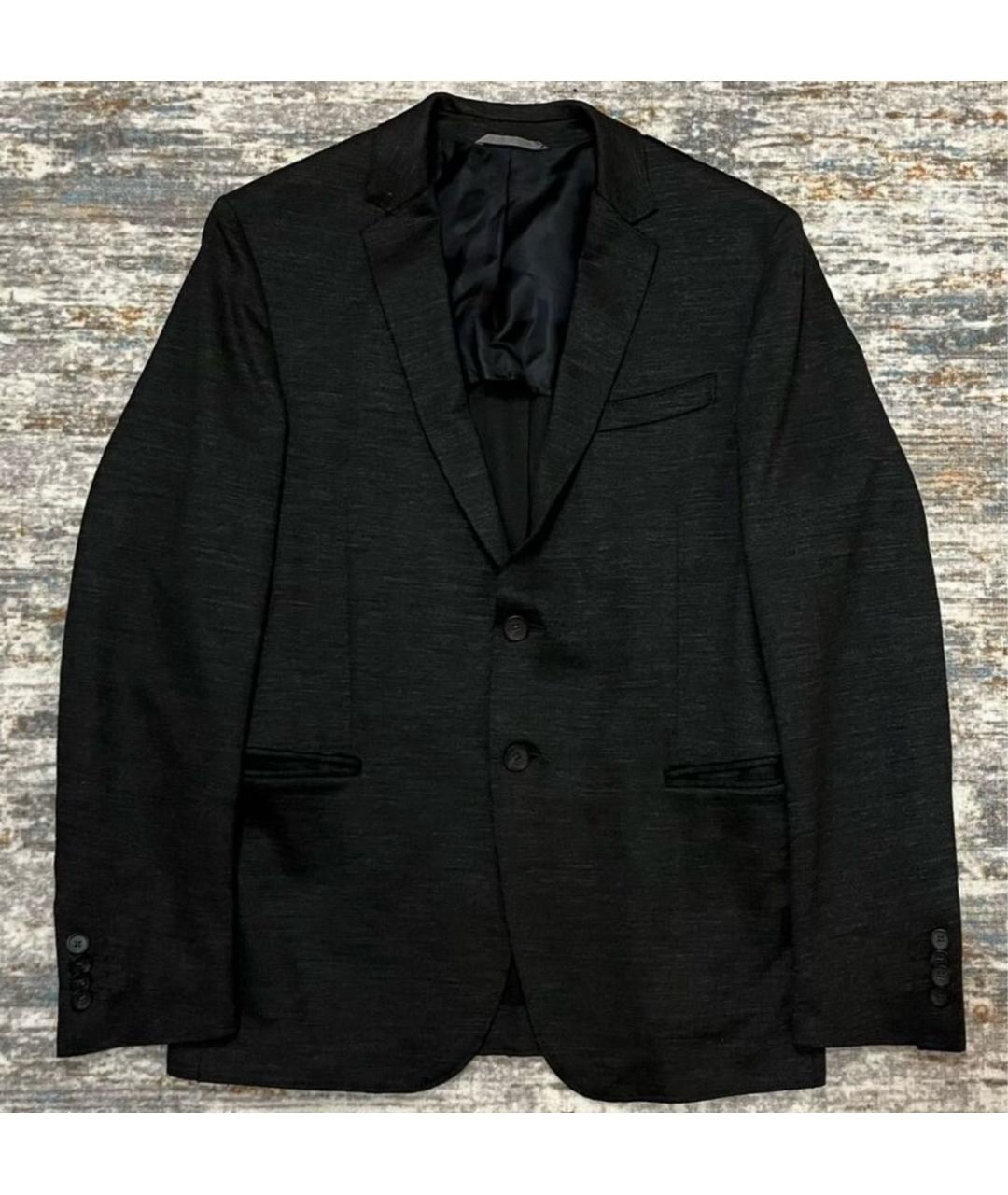 HUGO BOSS Черный полиэстеровый пиджак, фото 5