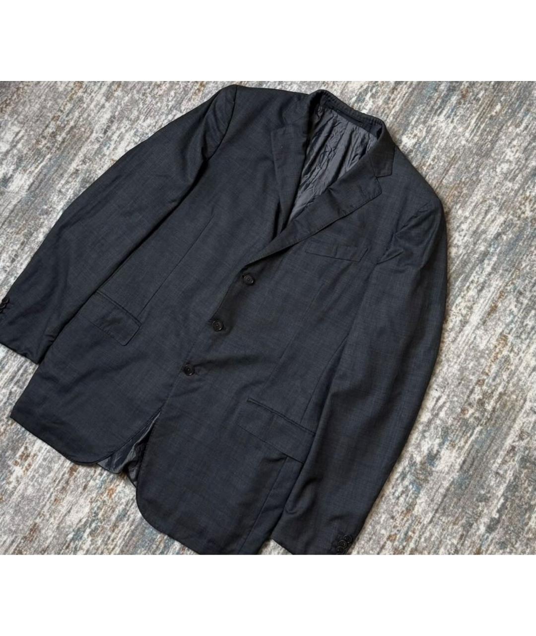 ERMENEGILDO ZEGNA XXX Серый шерстяной пиджак, фото 2