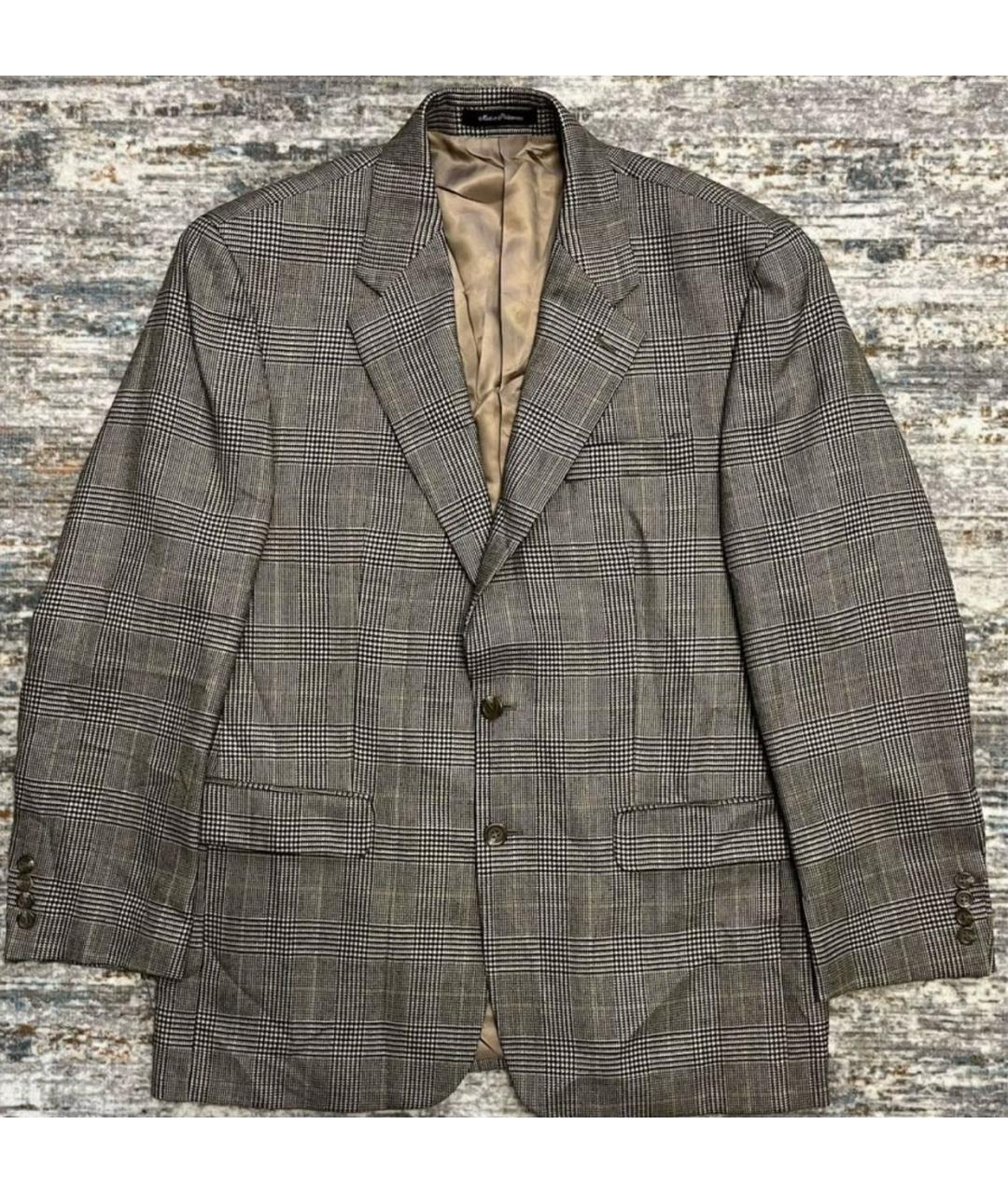 RALPH LAUREN Серый шерстяной пиджак, фото 6