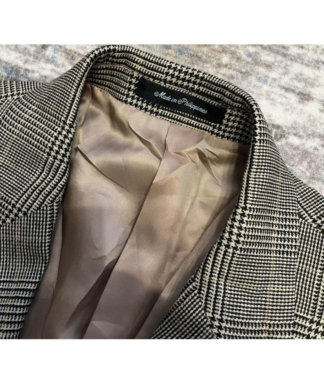 RALPH LAUREN Серый шерстяной пиджак, фото 3