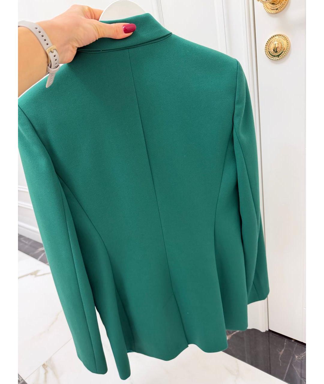 PINKO Зеленый полиэстеровый жакет/пиджак, фото 2