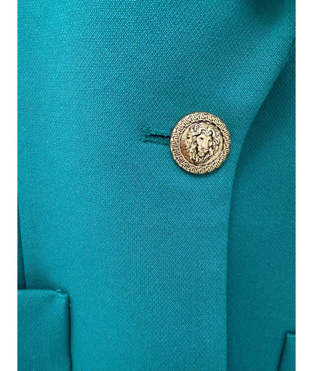 PINKO Зеленый полиэстеровый жакет/пиджак, фото 4