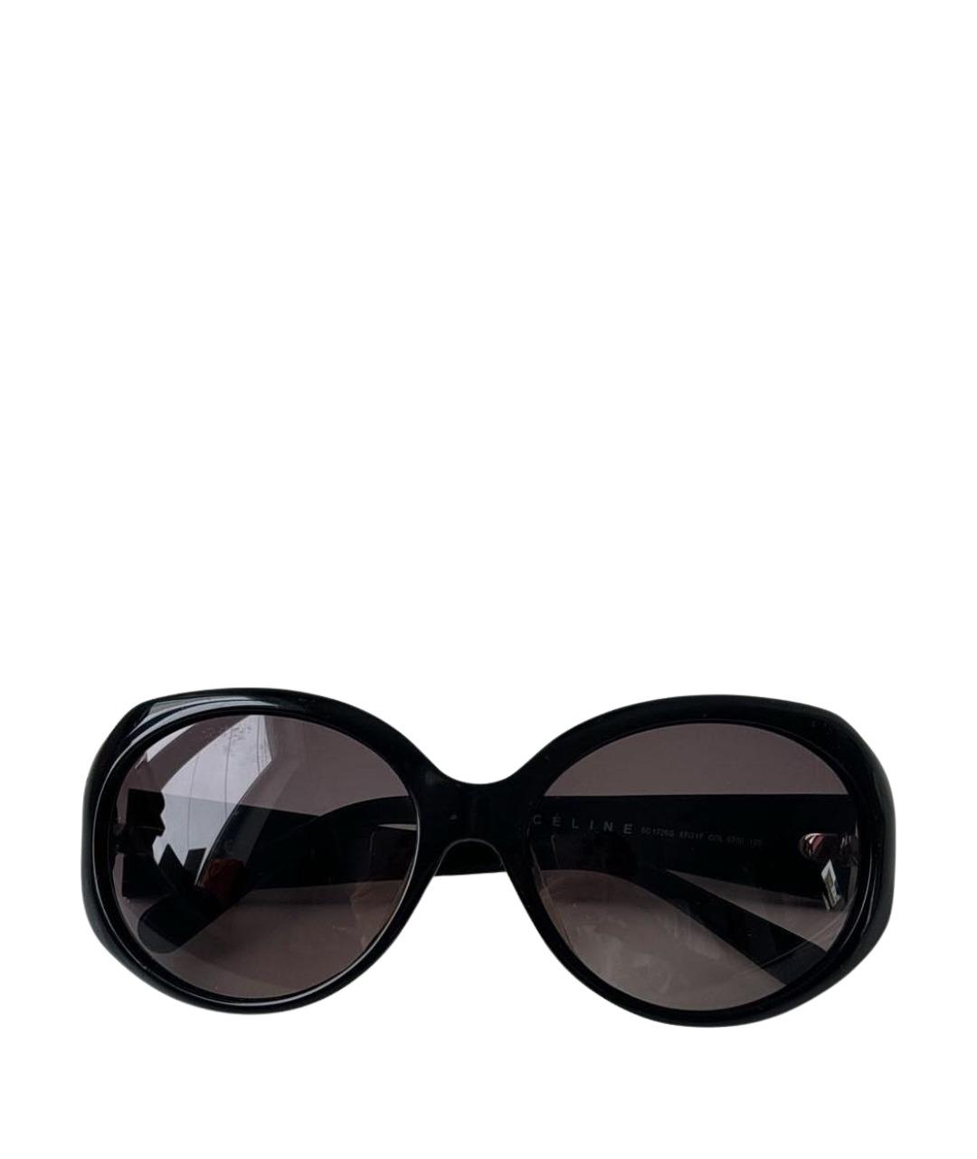 CELINE Черные пластиковые солнцезащитные очки, фото 1