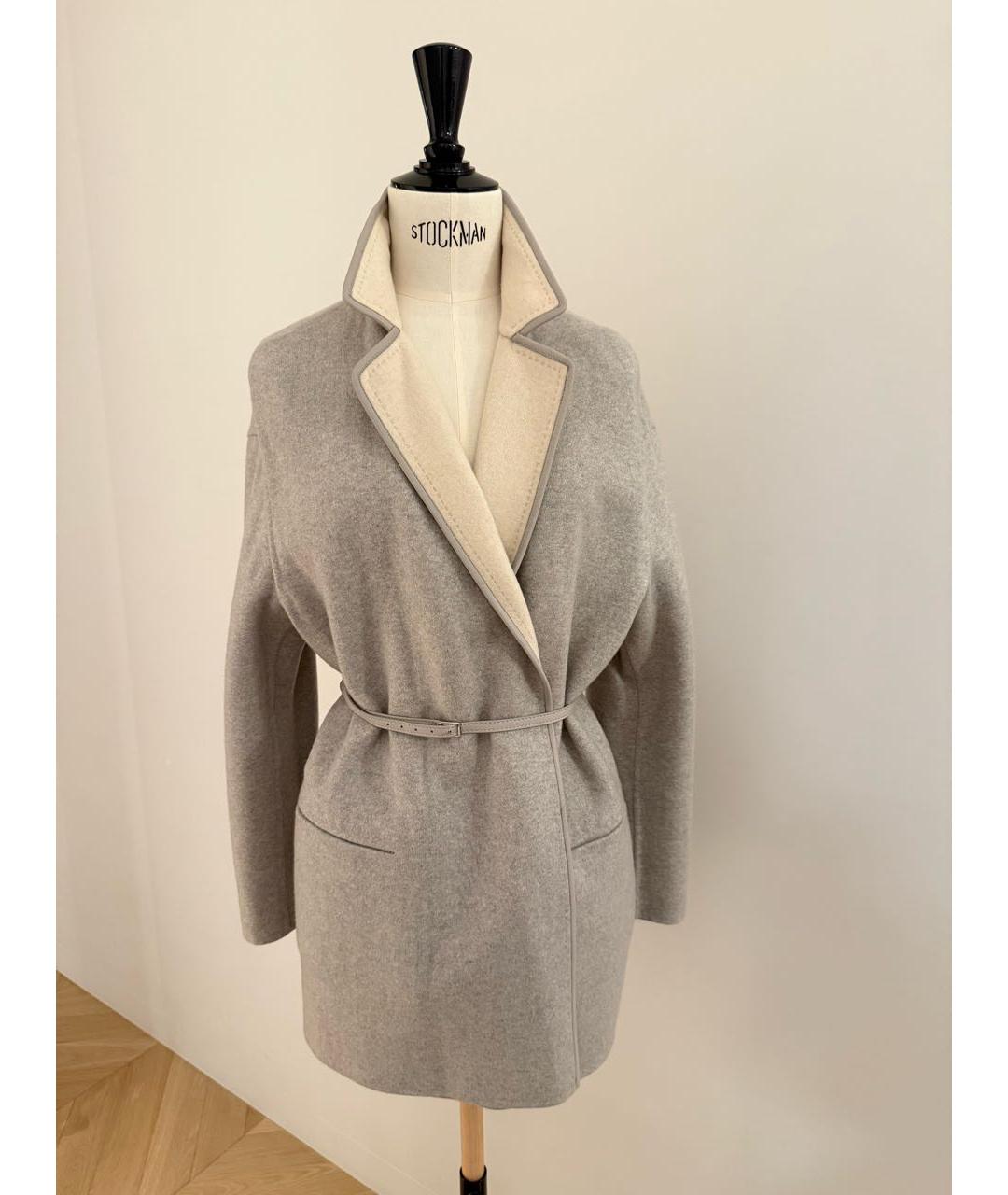 LORO PIANA Белое кашемировое пальто, фото 3