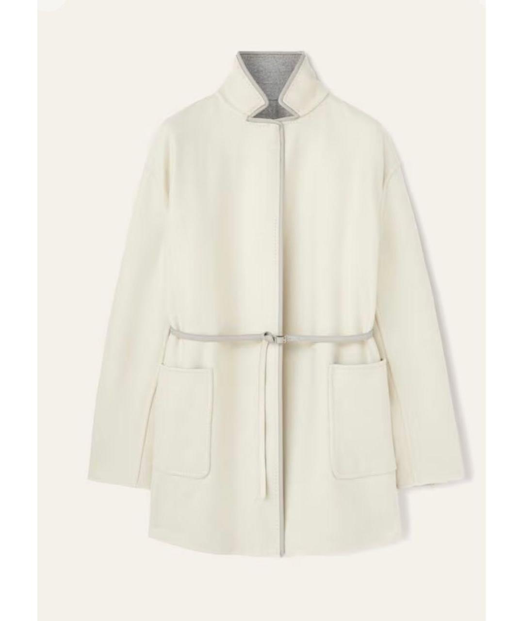 LORO PIANA Белое кашемировое пальто, фото 6