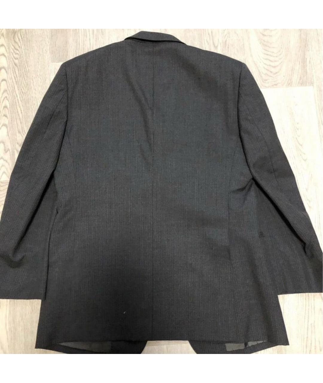 BURBERRY Серый шерстяной жакет/пиджак, фото 2