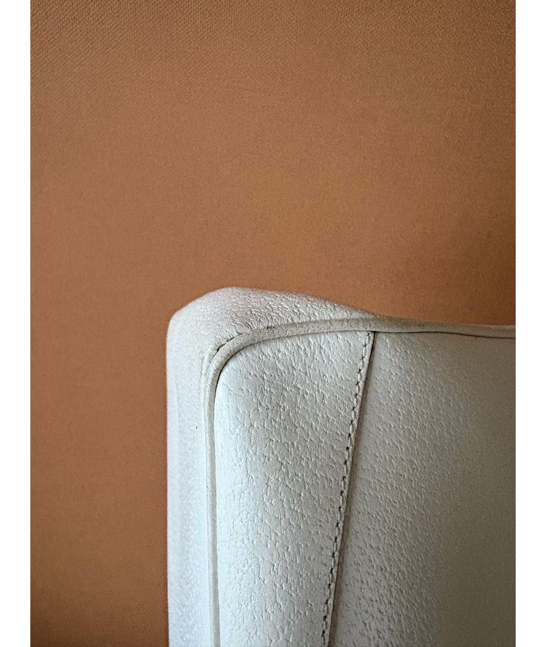 GUCCI Белая кожаная сумка с короткими ручками, фото 5