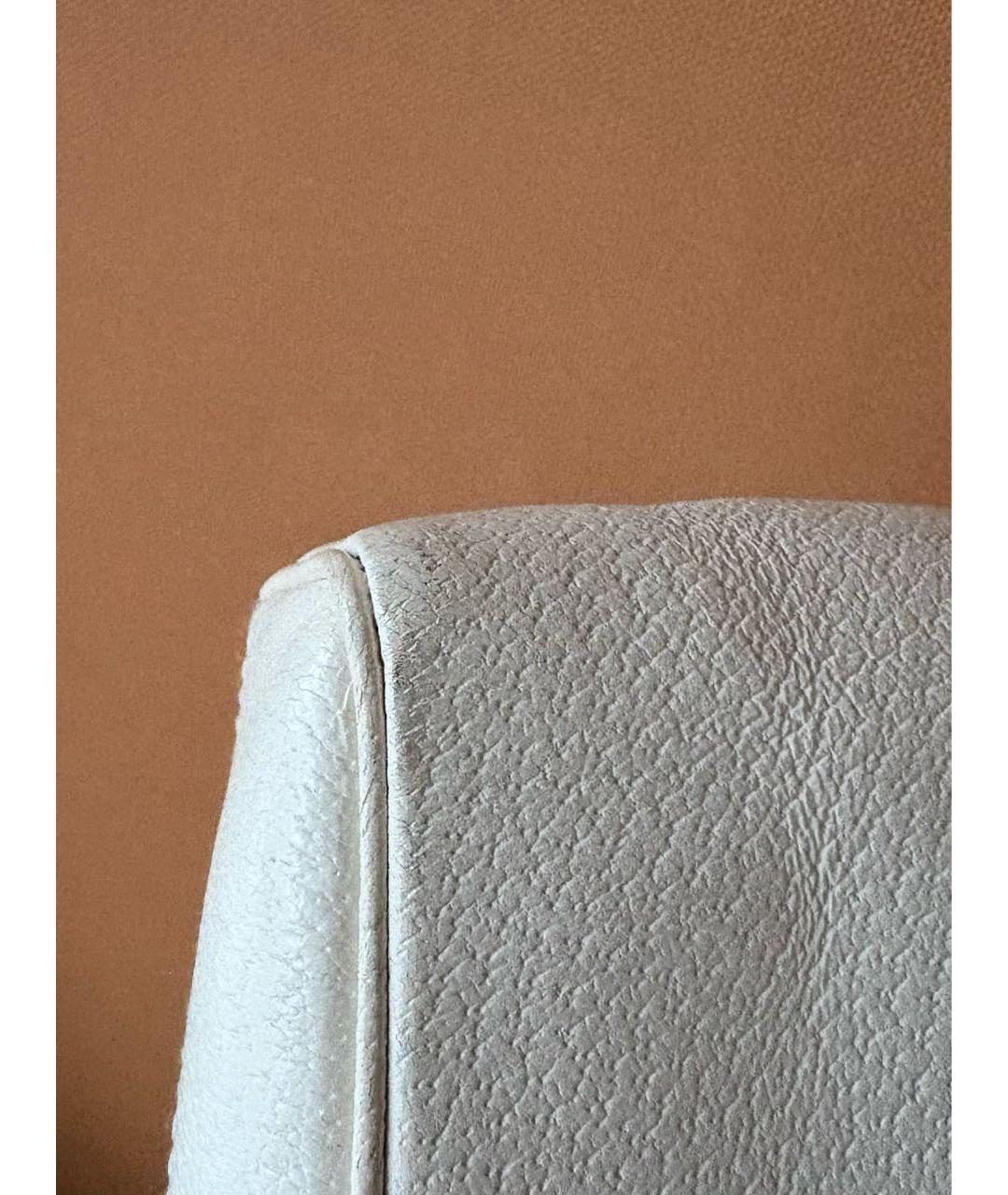 GUCCI Белая кожаная сумка с короткими ручками, фото 6