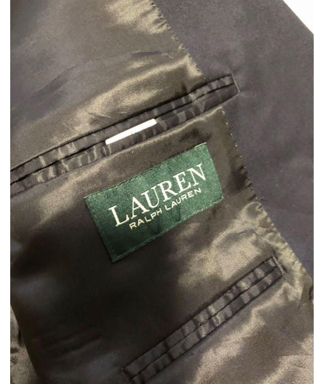 RALPH LAUREN Темно-синий шерстяной пиджак, фото 3