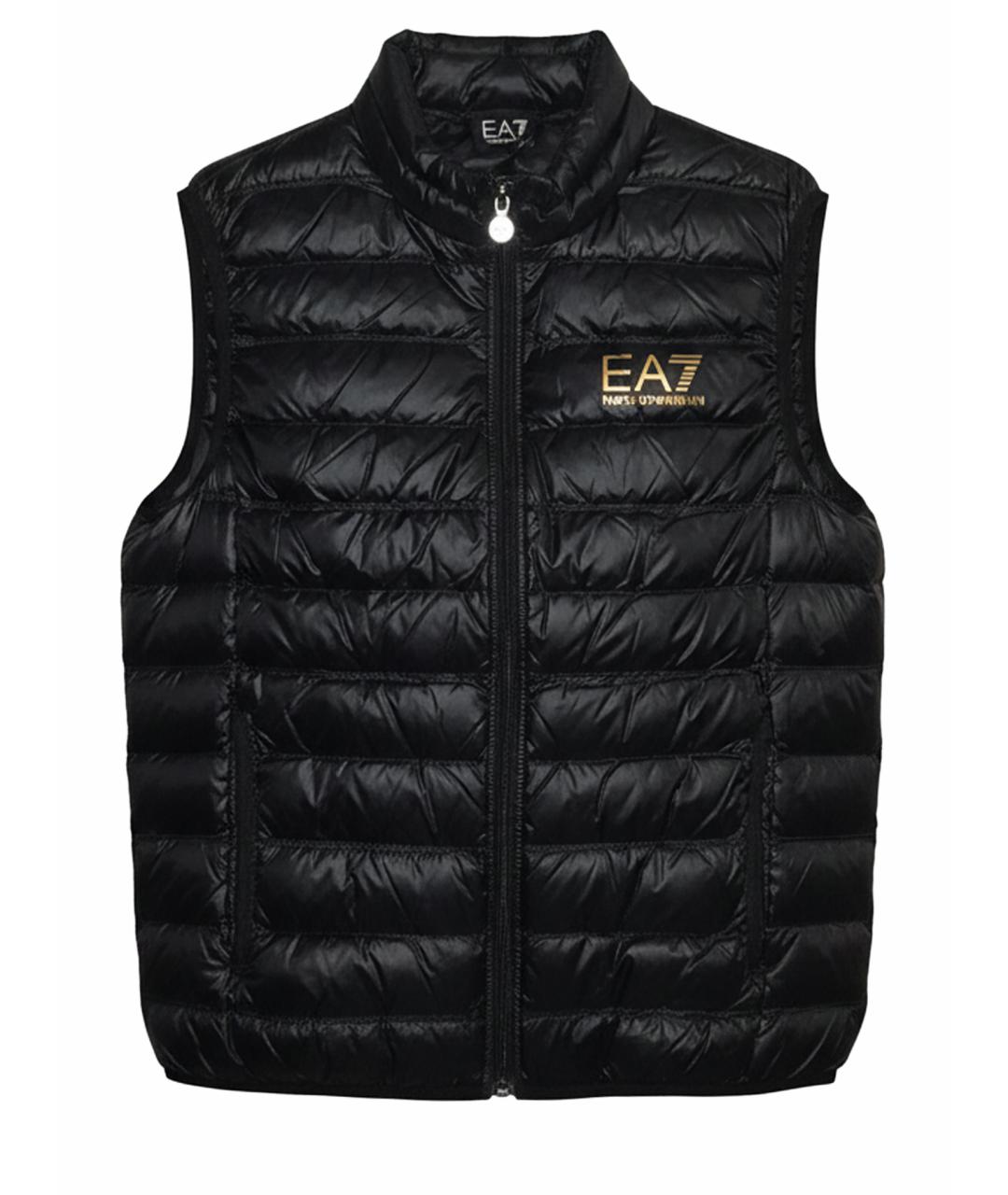 EA7 Черный полиамидовый жилет, фото 1