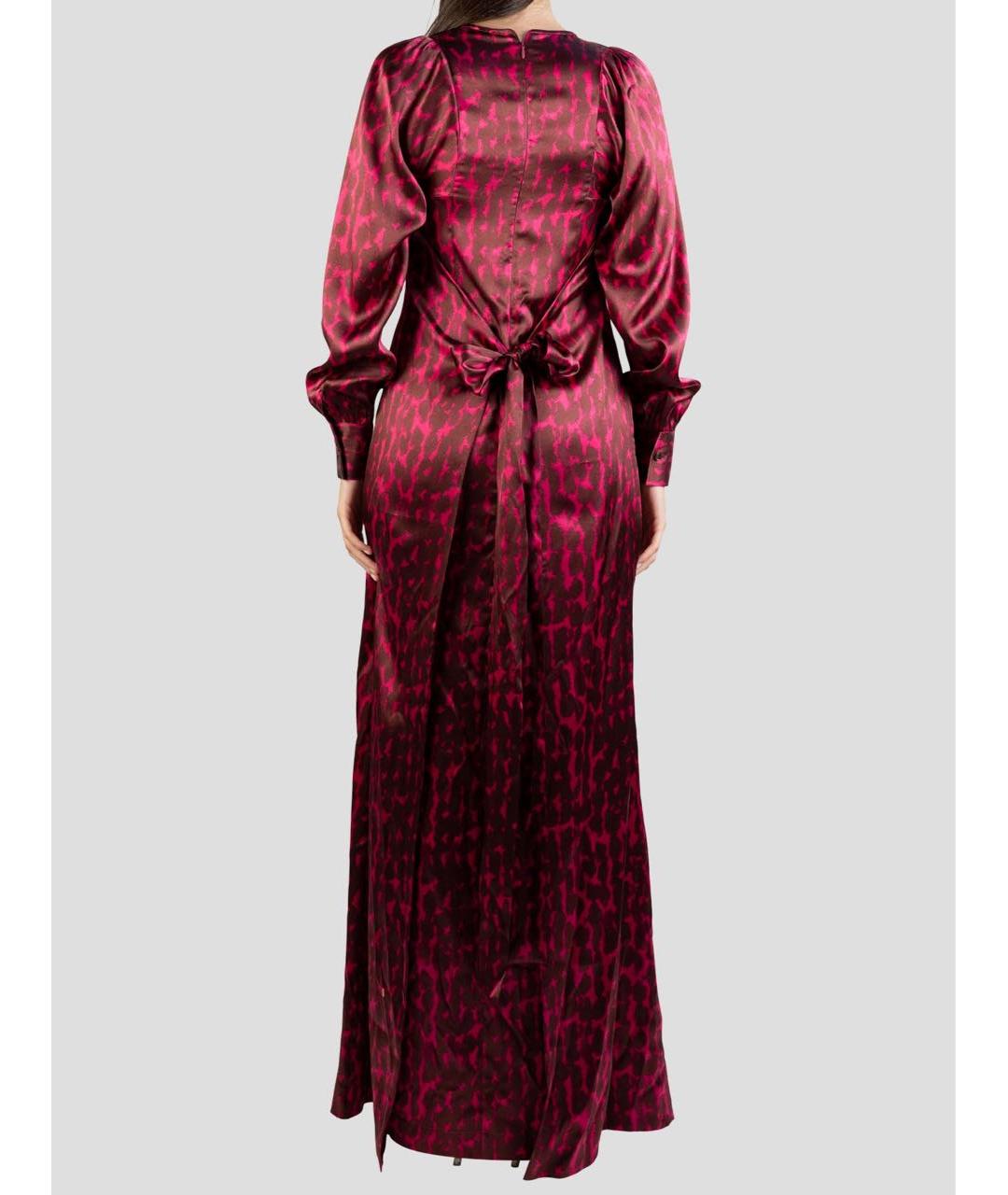 KITON Бордовое вечернее платье, фото 2