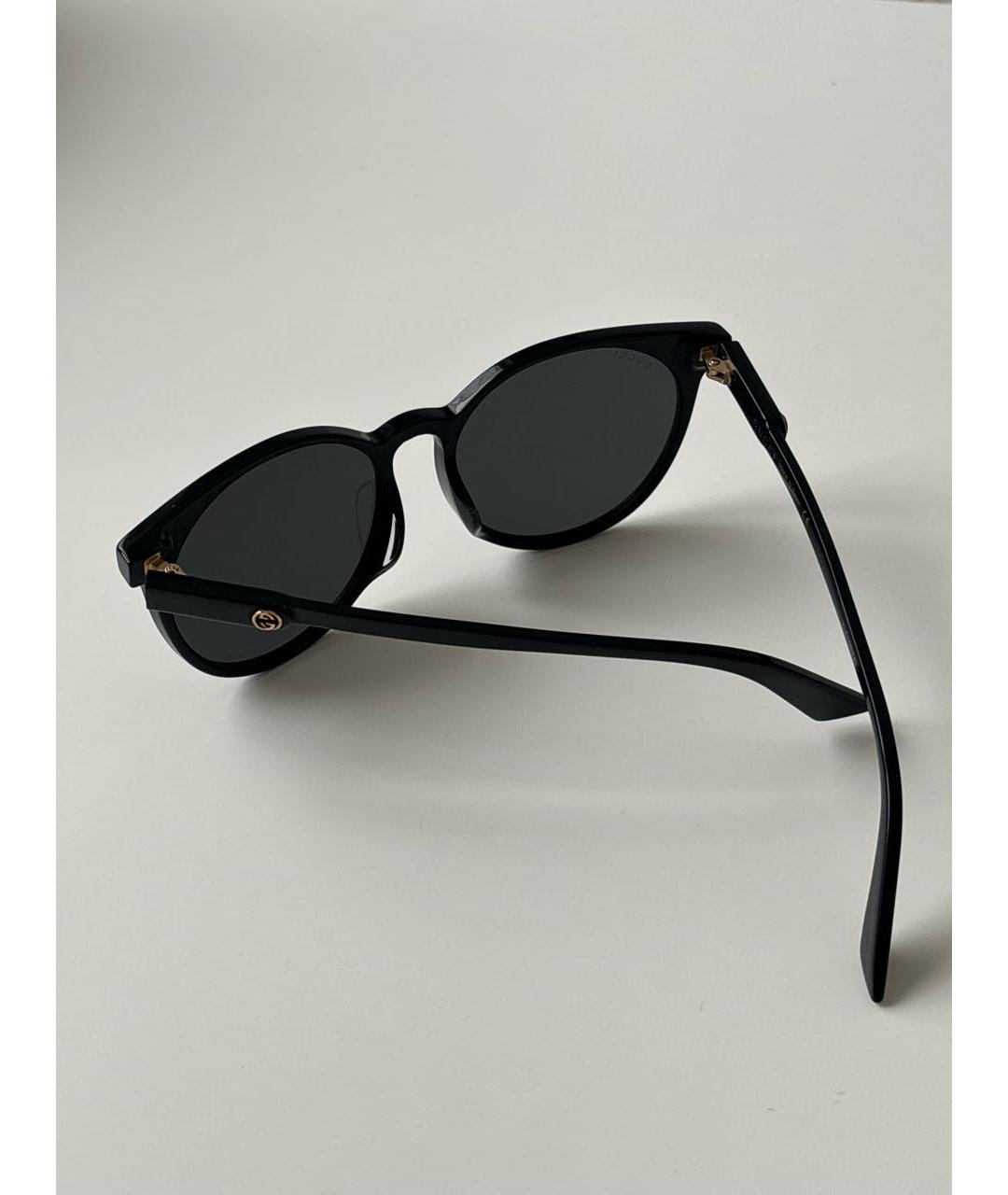 GUCCI Черные пластиковые солнцезащитные очки, фото 6