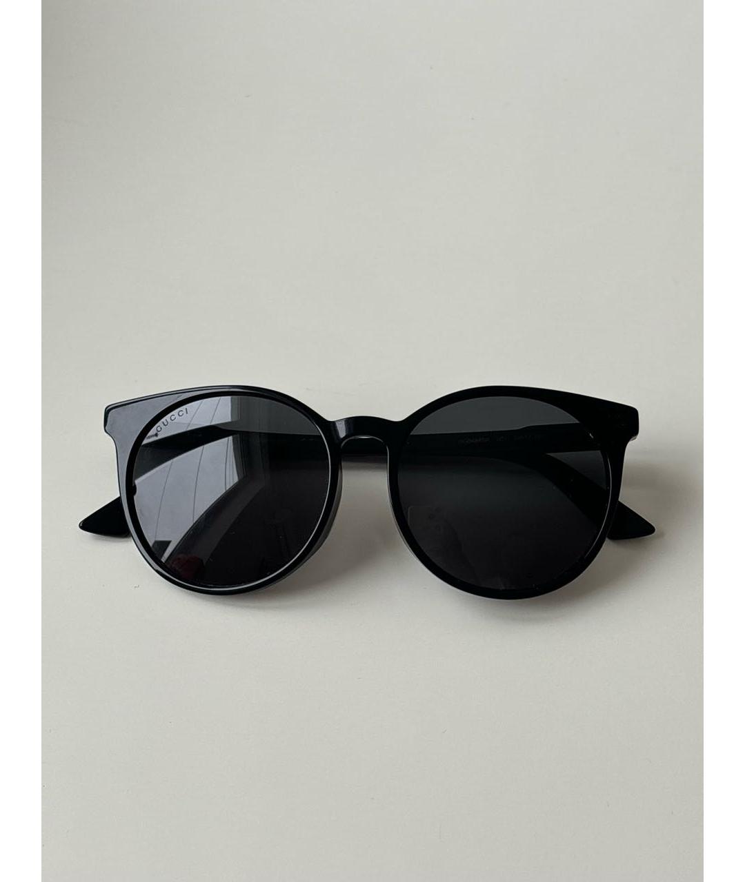 GUCCI Черные пластиковые солнцезащитные очки, фото 7