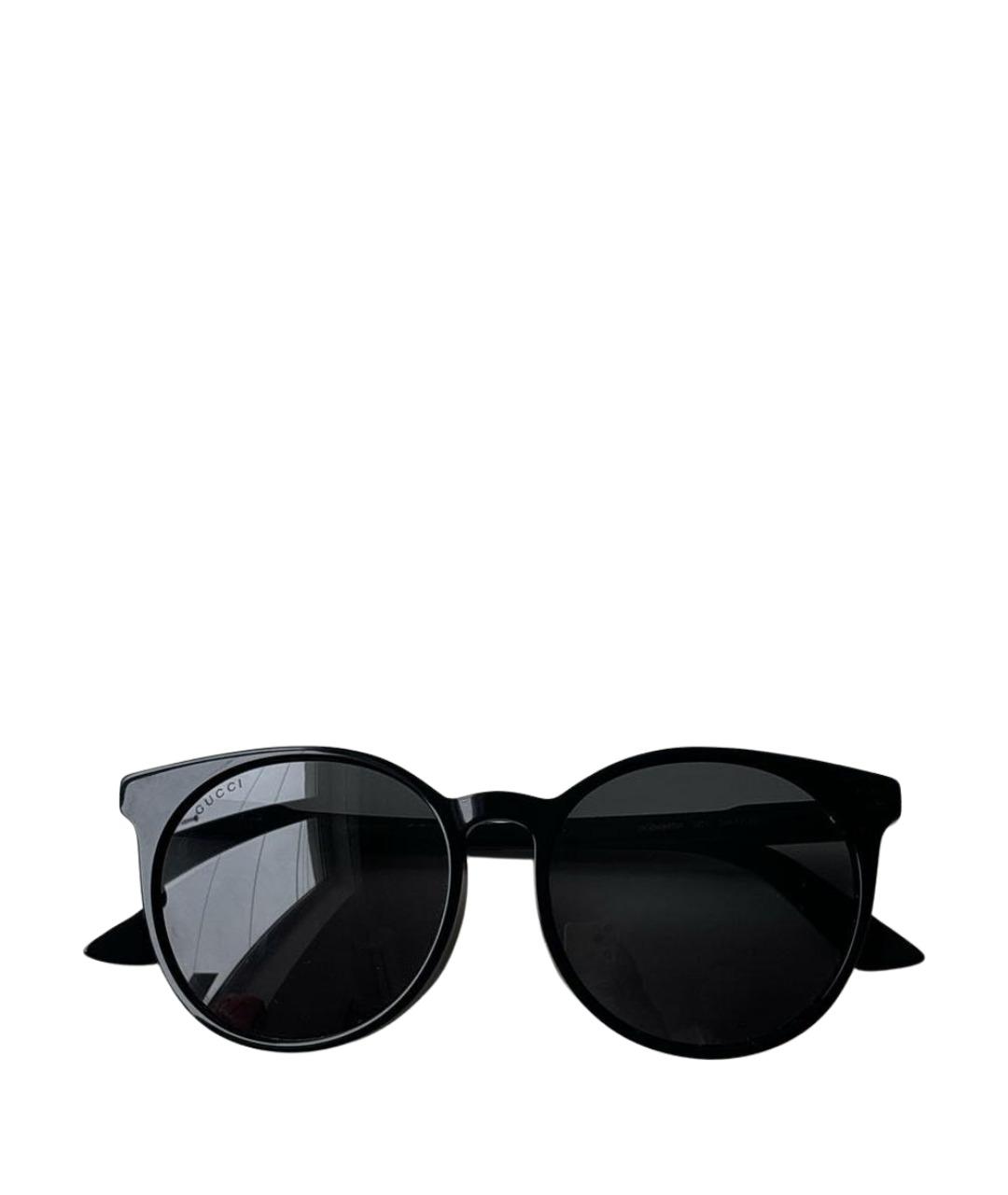 GUCCI Черные пластиковые солнцезащитные очки, фото 1