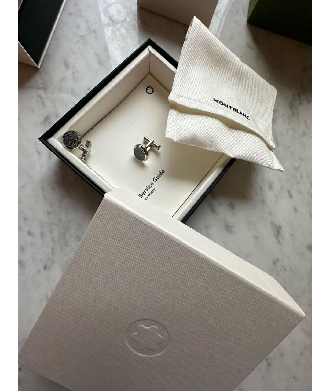 MONTBLANC Черные запонки, фото 7