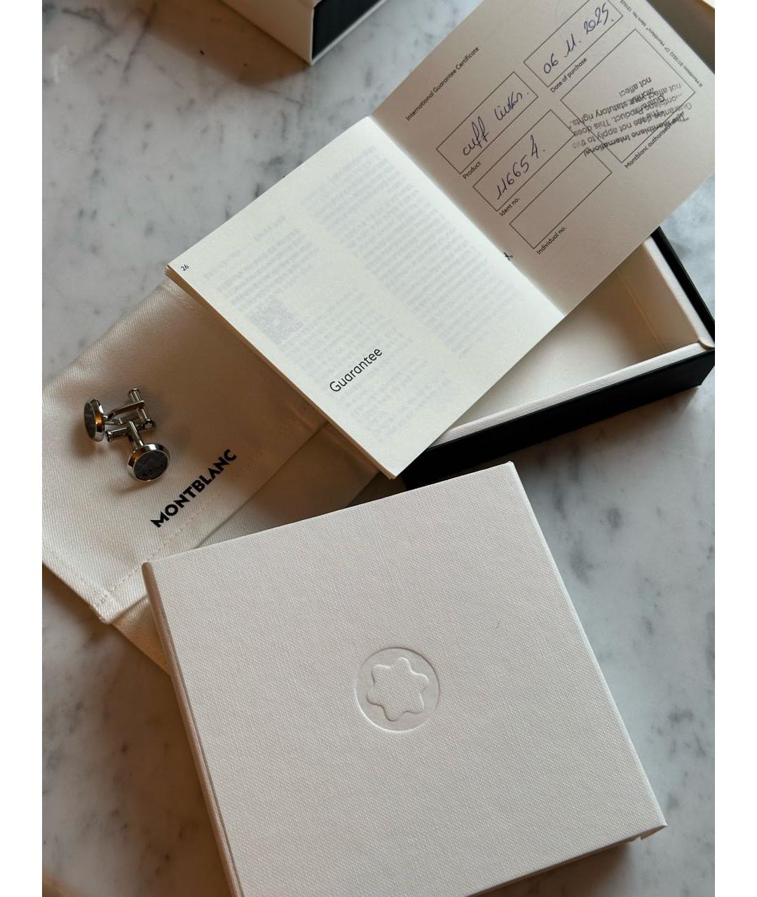 MONTBLANC Черные запонки, фото 5