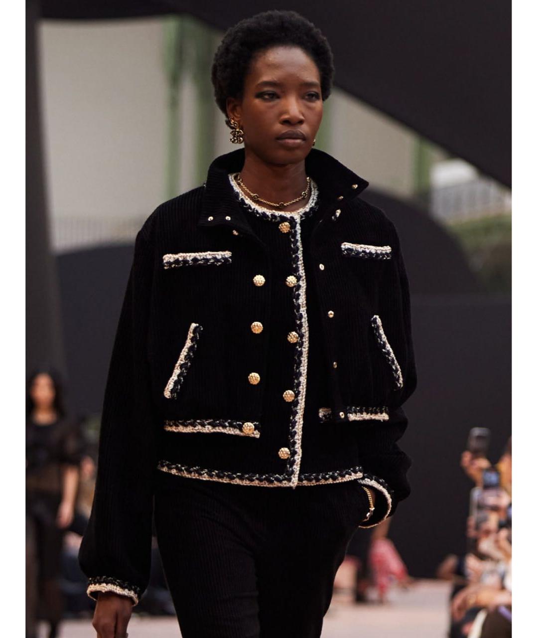 CHANEL Золотые металлические серьги, фото 4