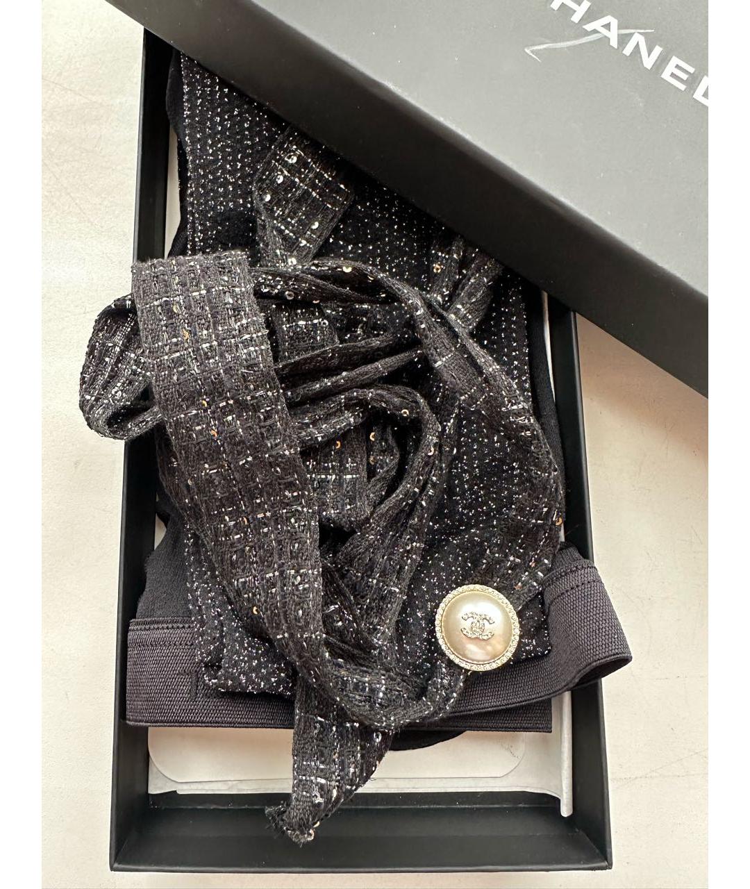 CHANEL Черные носки, чулки и колготы, фото 3