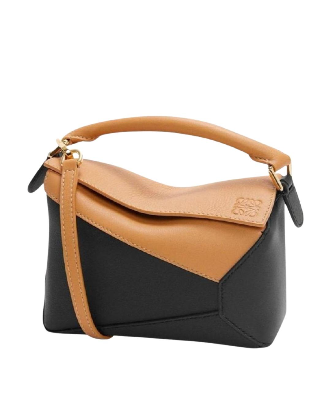 LOEWE Оранжевая кожаная сумка через плечо, фото 1