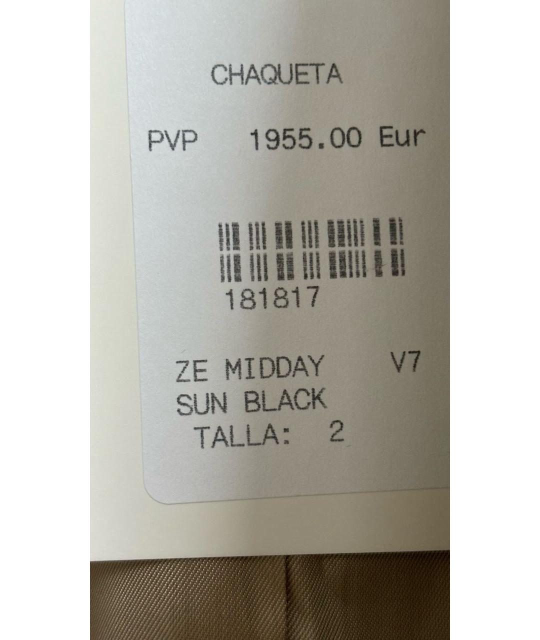 BLAZE MILANO Черный льняной жакет/пиджак, фото 6