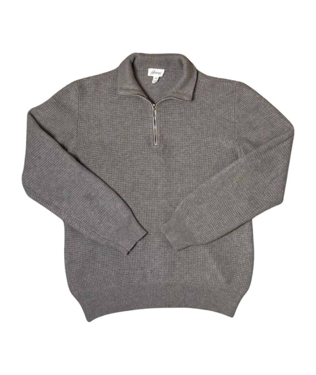 BRIONI Бежевый кашемировый джемпер / свитер, фото 1