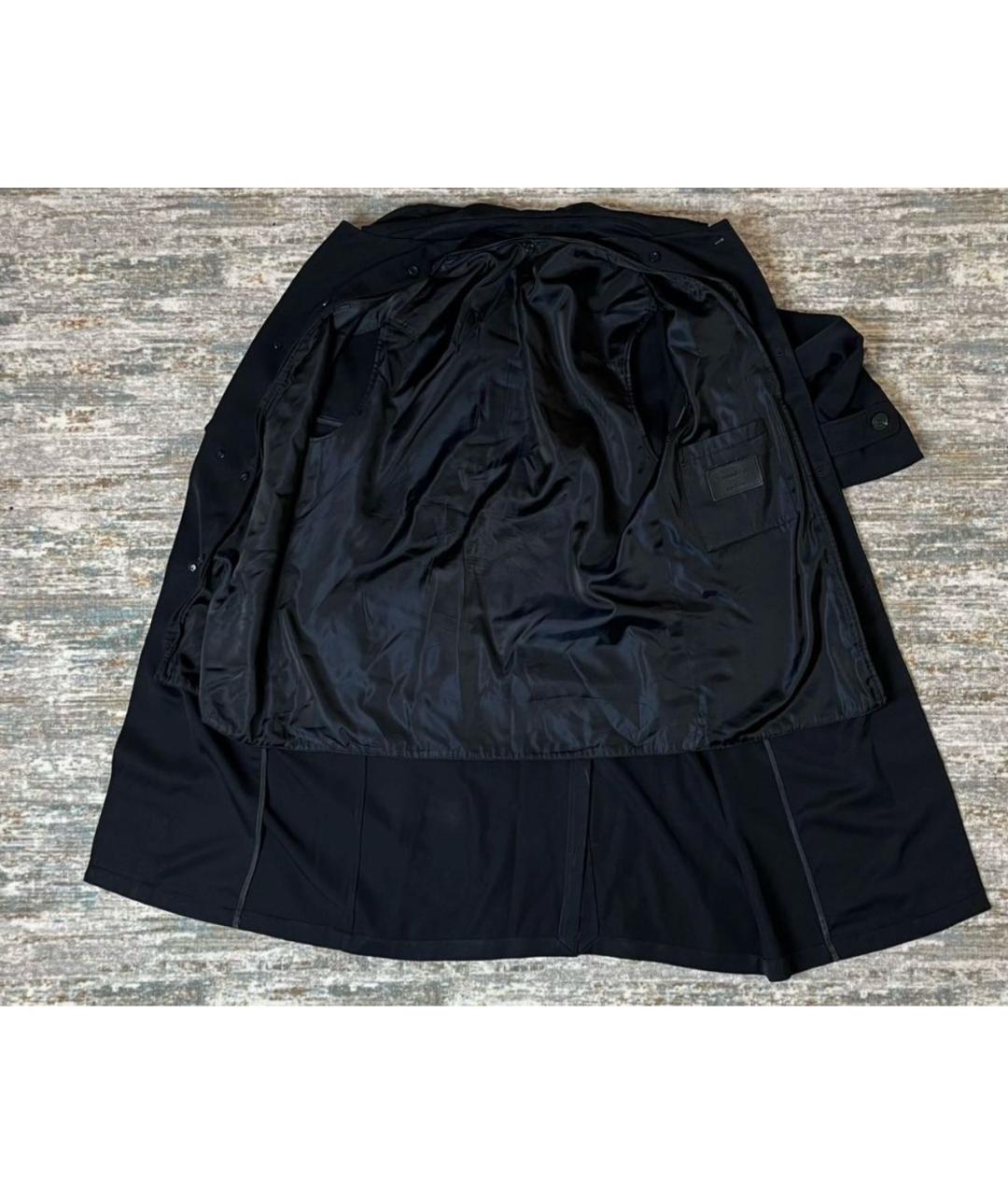 ERMENEGILDO ZEGNA XXX Черный тренч / плащ, фото 3